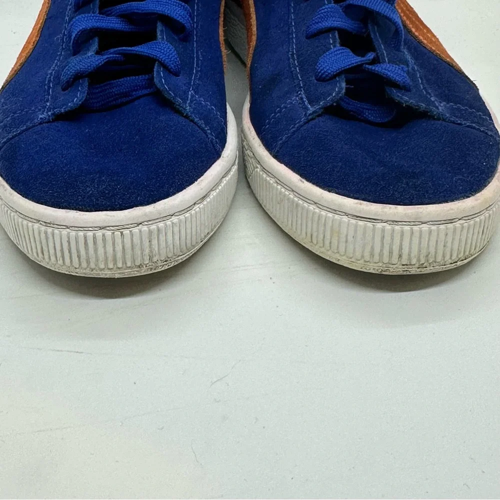 Puma Suede Mid Blue Orange High Top Sneakers Men’s 7